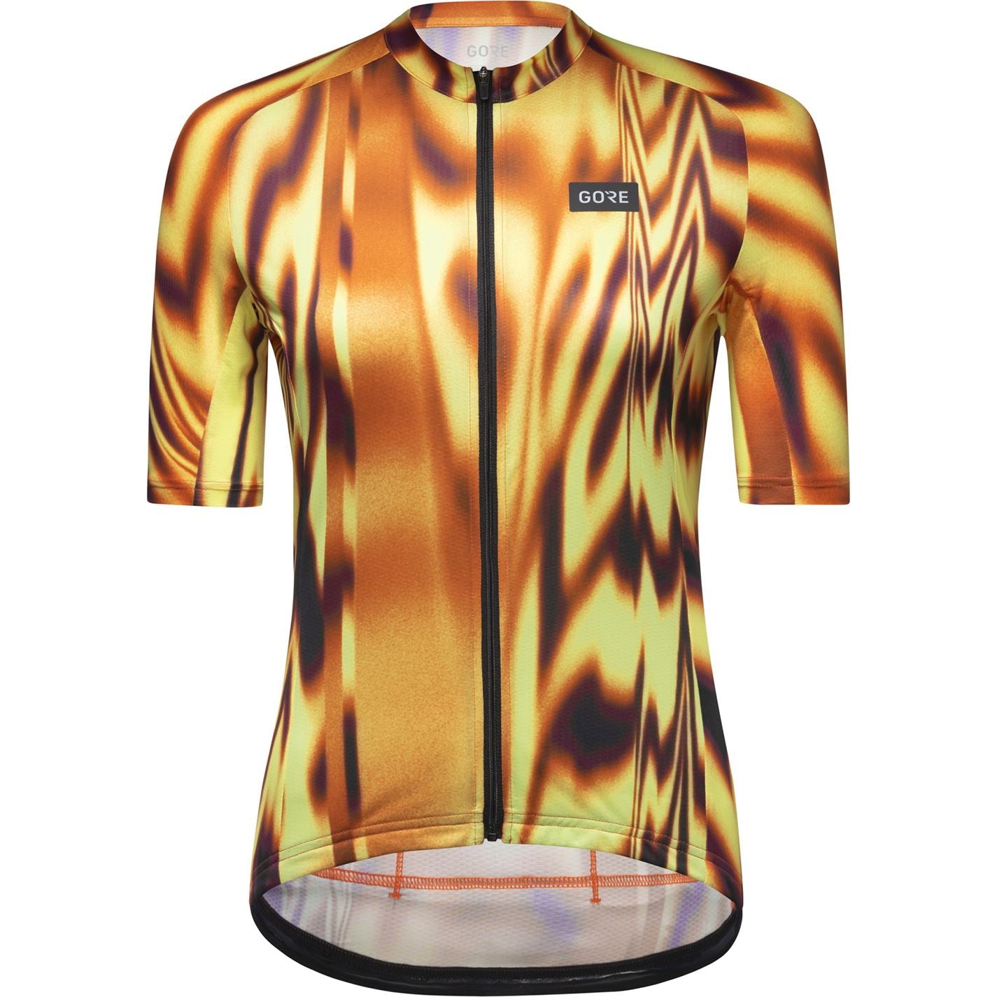 GOREWEAR Womens Spirit Paint Cycling Jersey Orange UK 14 Euro 42