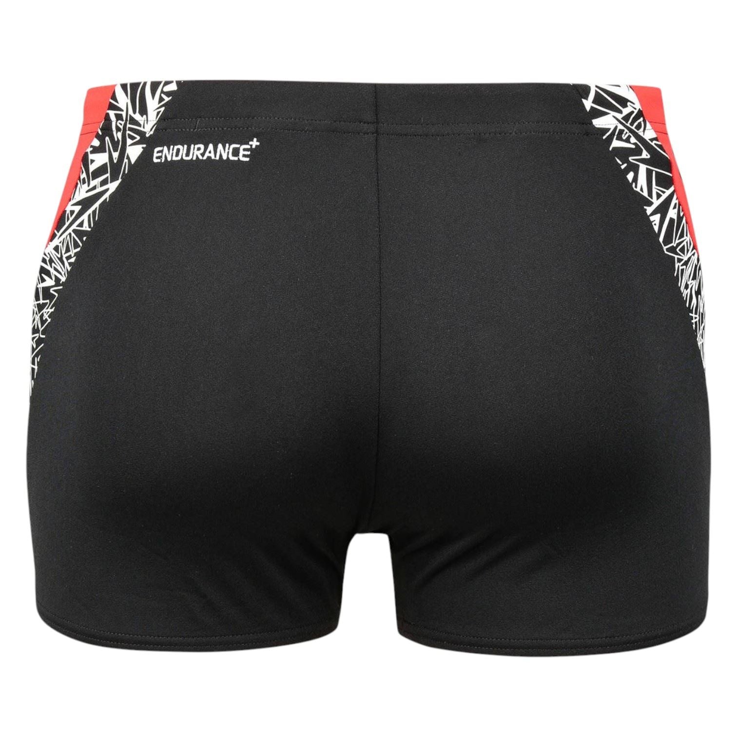 Speedo Mens Boom Splice Aquashorts Black/Red