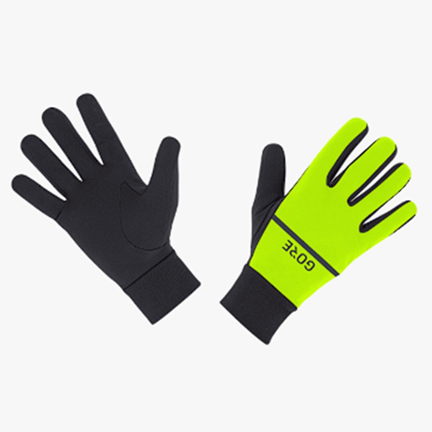 GOREWEAR Unisex R3 Compact Outdoor Gloves Black/Neon Green UK XL Euro 11