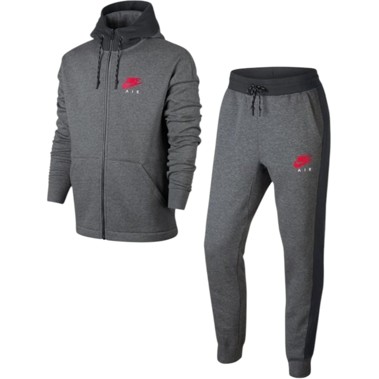 Full Zip Hoodie Nike Grey Tracksuit Hoodie Nike Sportswear Club