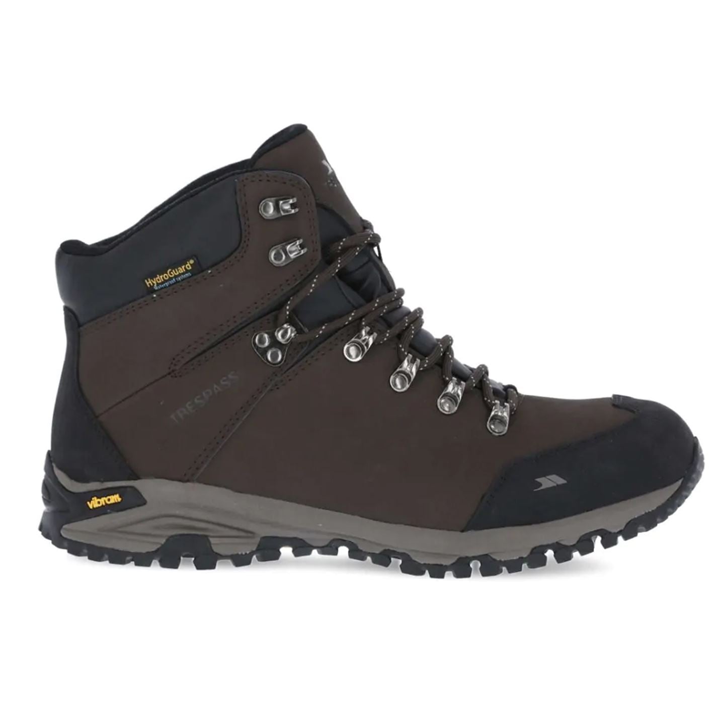 Trespass Mens Vibram Walking Boots Brown