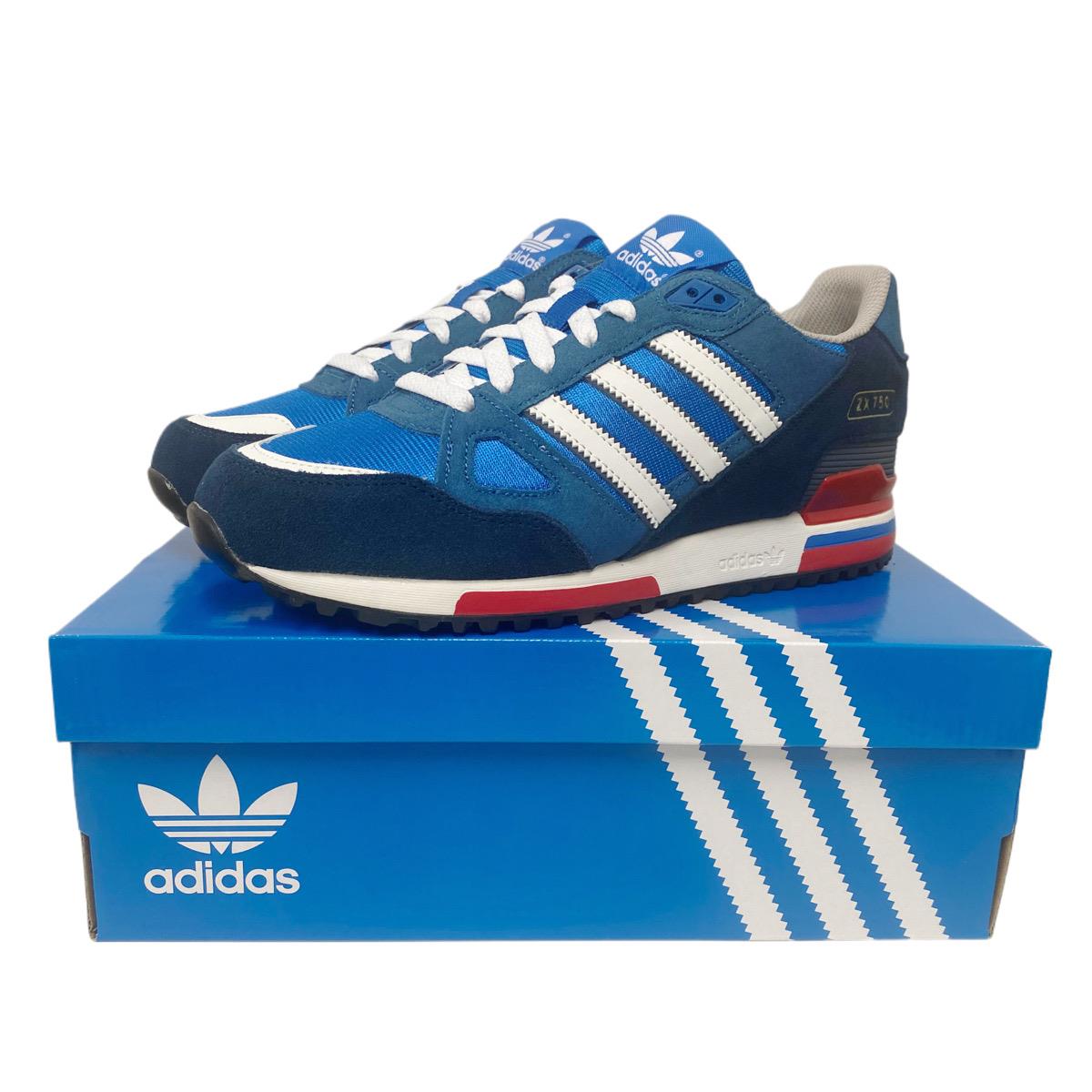 adidas Originals ZX 750 Mens Athleisure Trainers Blue Navy