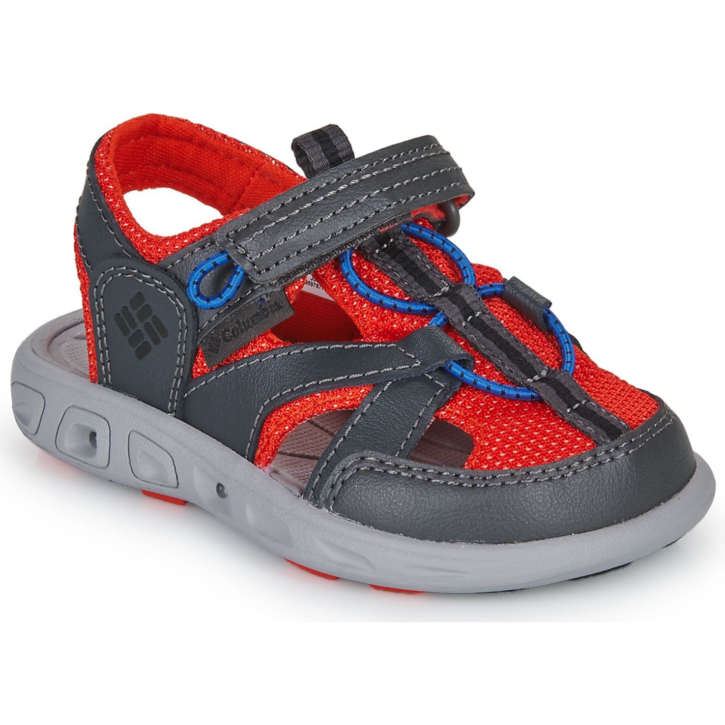 Columbia Junior Kids Techsun Wave Sandals Grey/Red UK 6 Euro 39