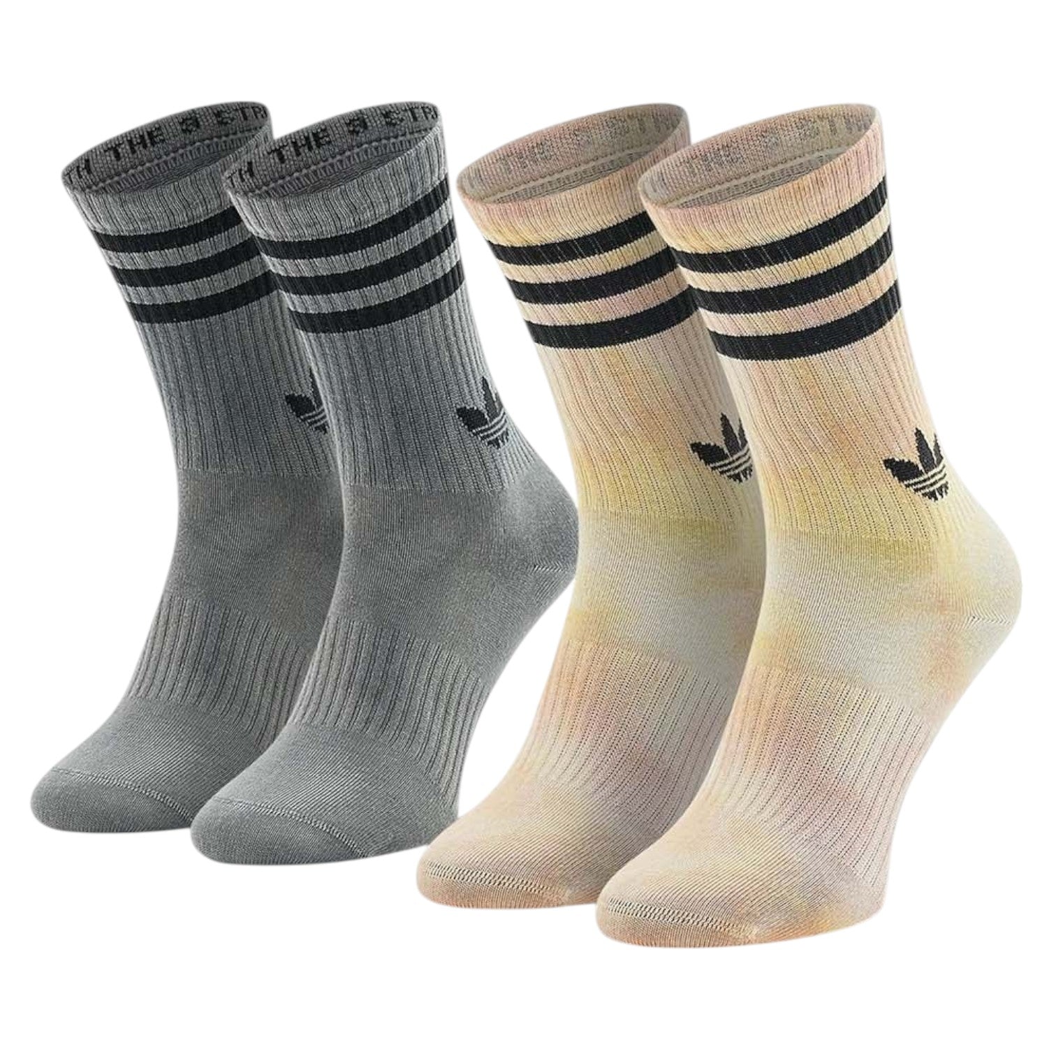 Adidas 3-Stripes Trefoil Unisex Batik 2 Pack Socks