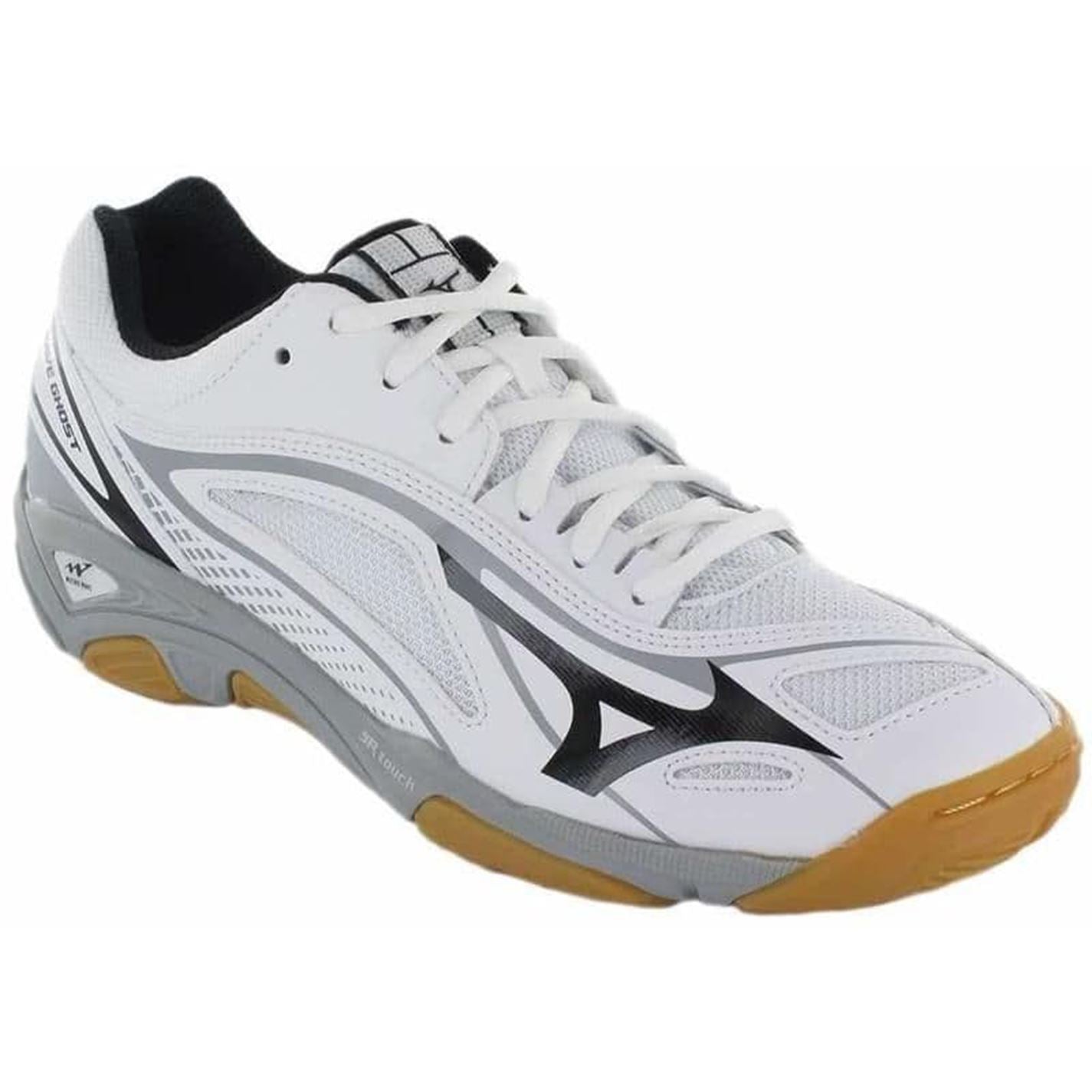 Mizuno Mens Wave Ghost Handball Volleyball Trainers White/Grey