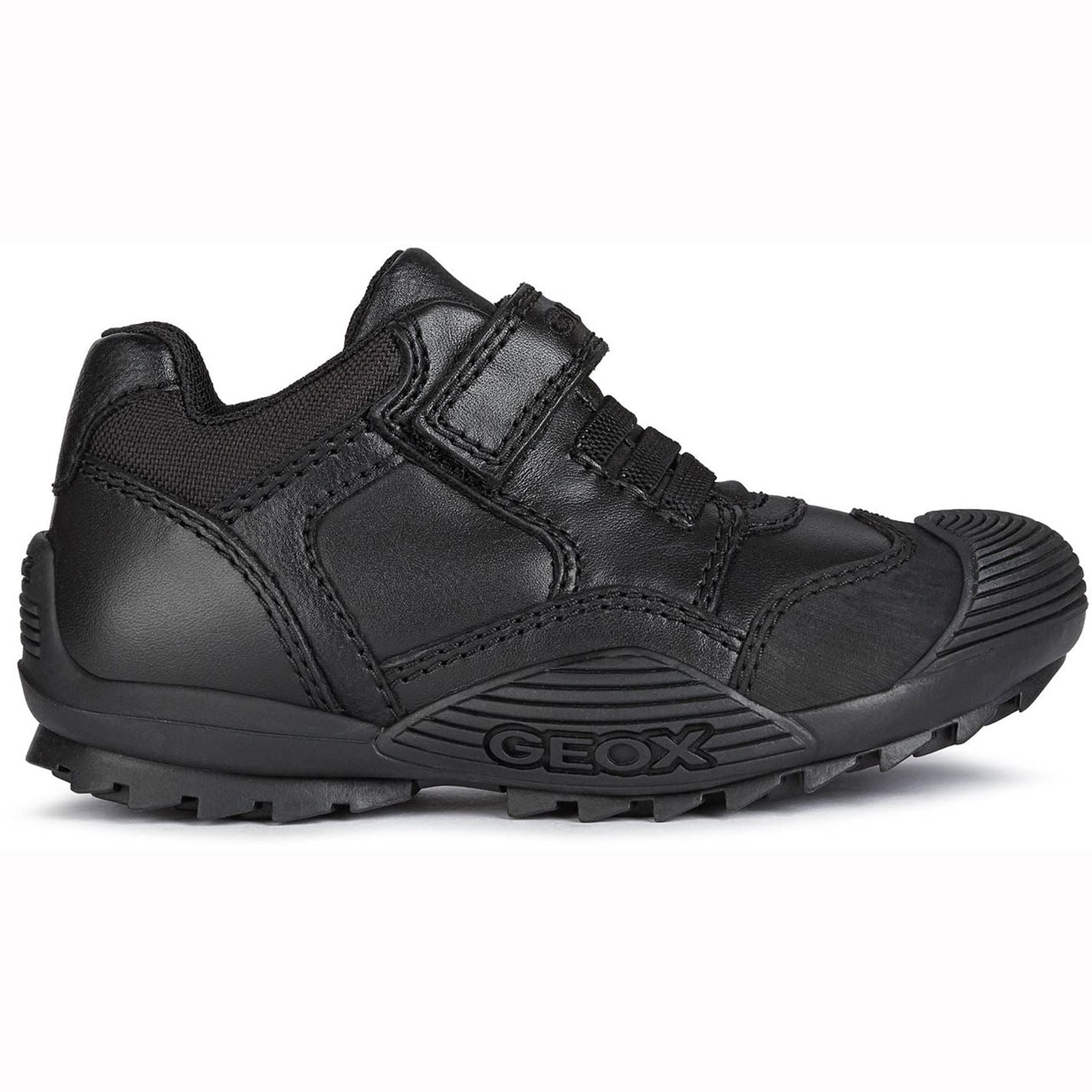 Geox Boys Savage B Leather School Shoes Black UK 7.5 Euro 25