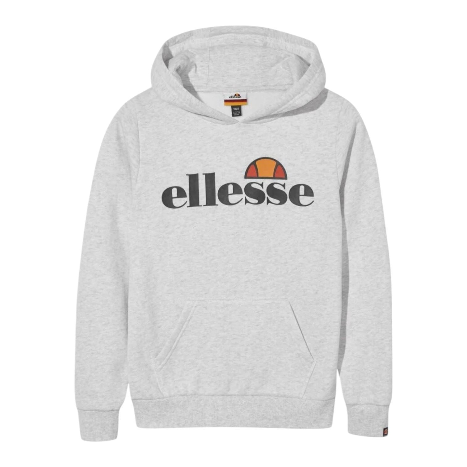 Ellesse Junior Jero Hoodie White Marl