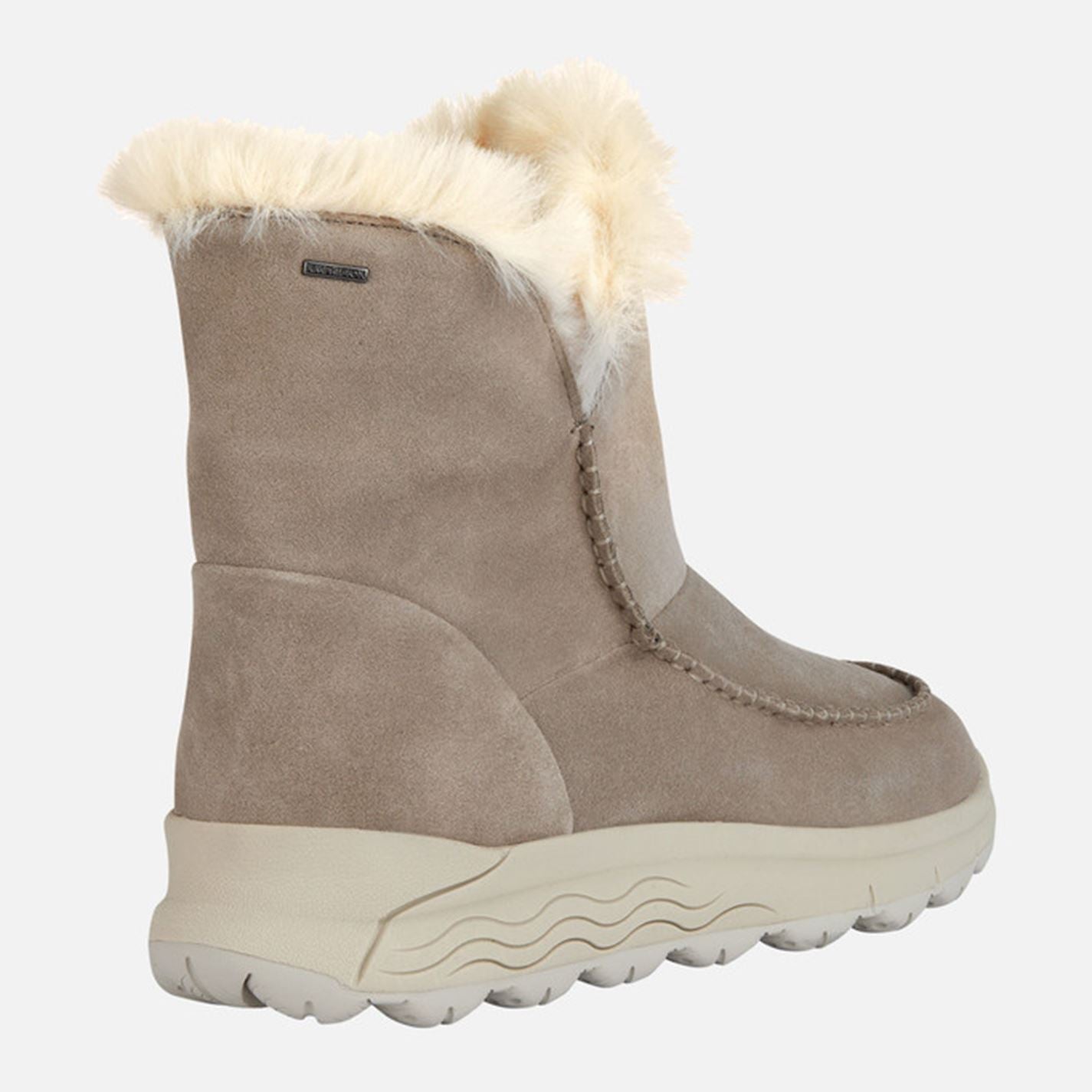 Geox Womens Spherica 4x4 ABX Winter Walking Boots Brown