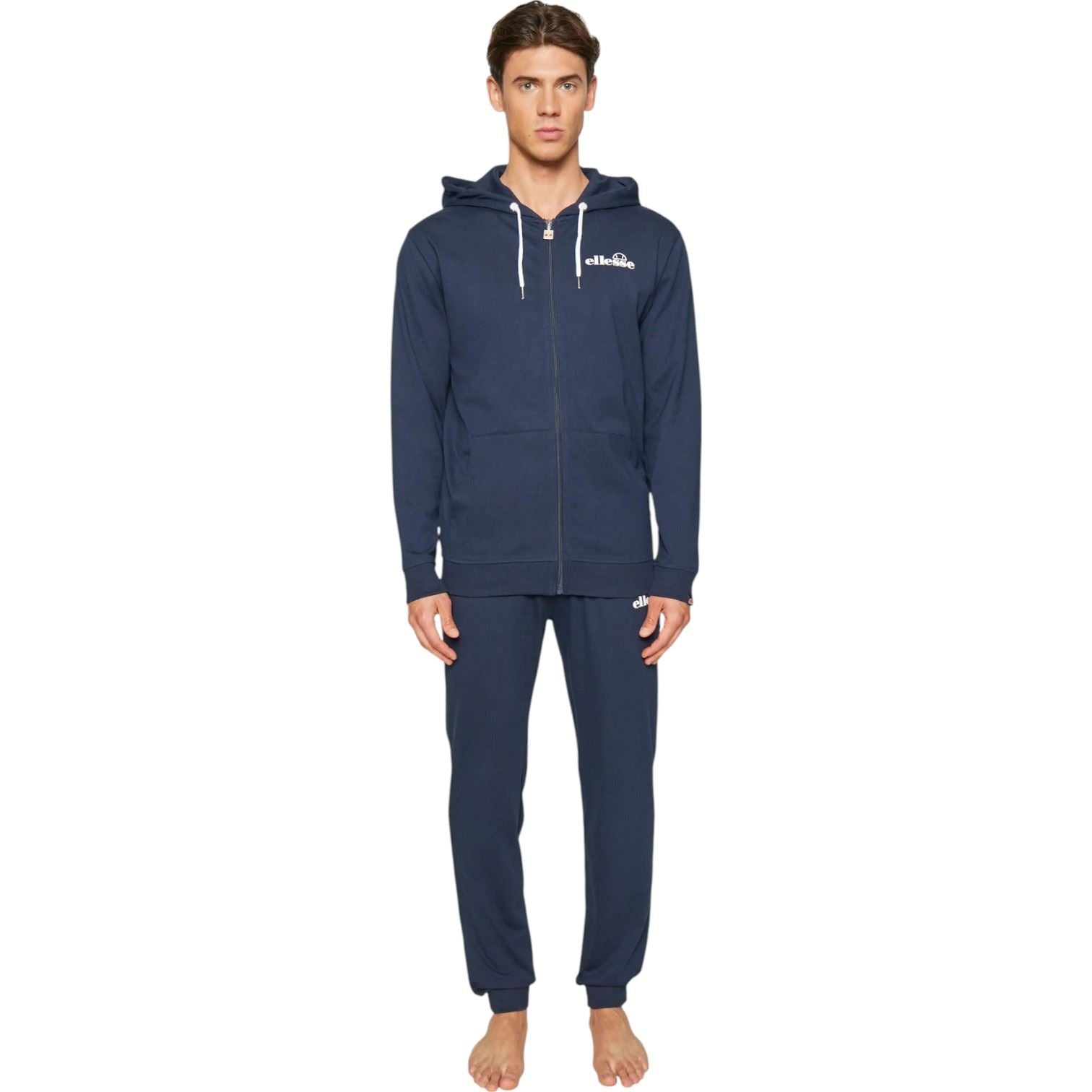 Ellesse Mens Bevilo Tracksuit Navy
