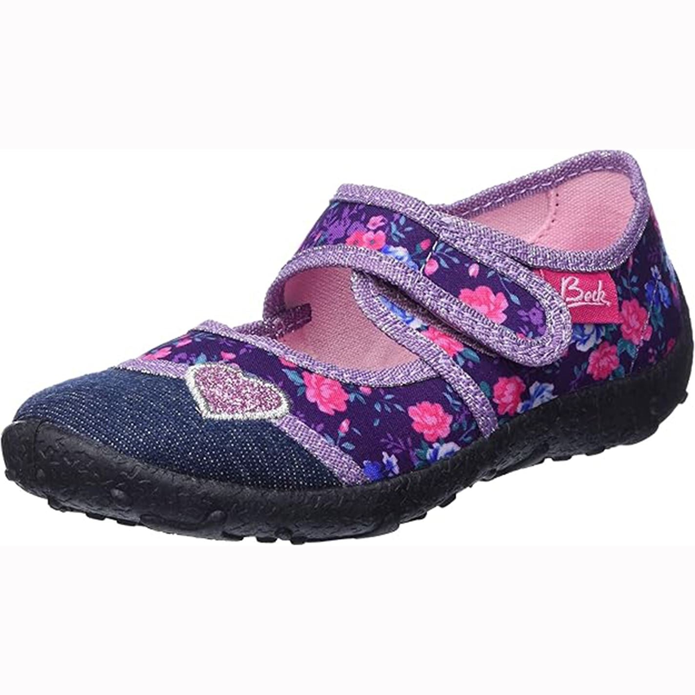 Beck Girls Pretty Viola Mary Jane Shoes Floral UK 6 EU 23
