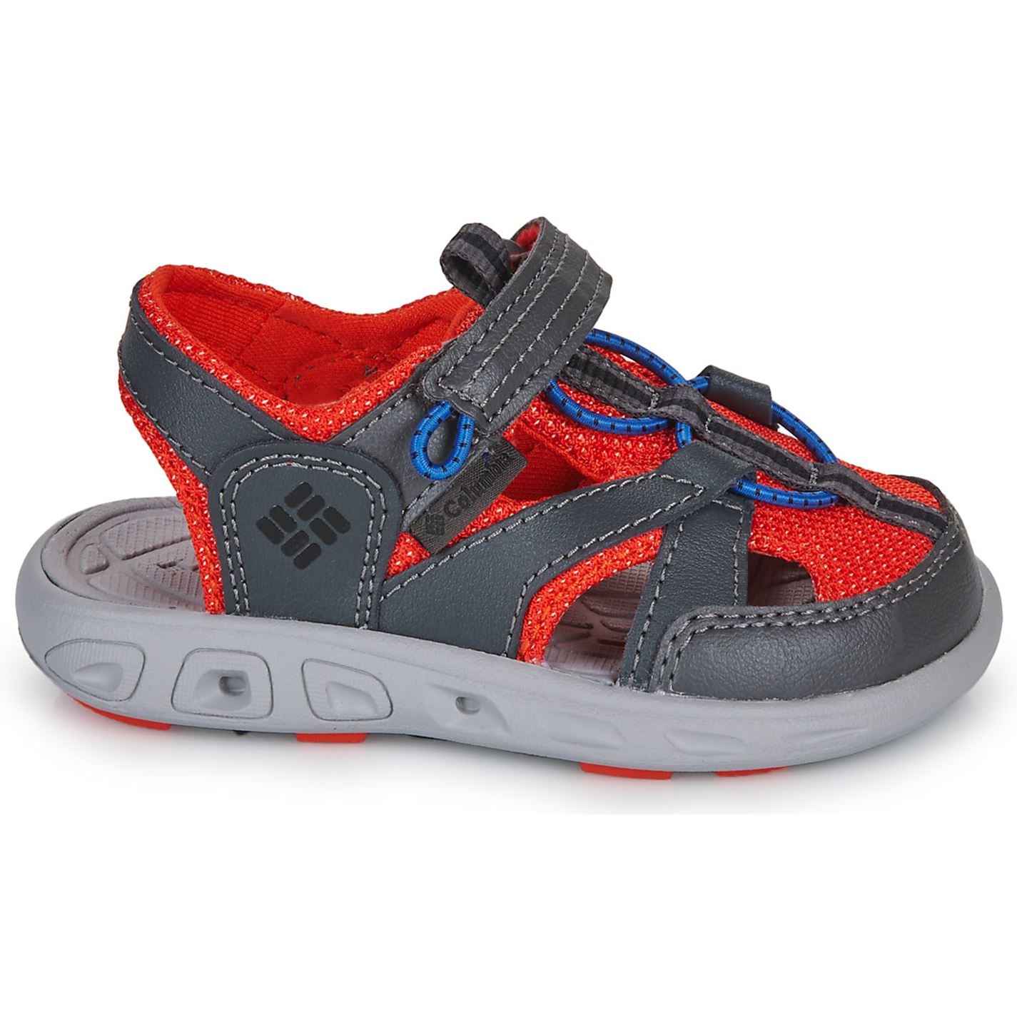 Columbia Junior Kids Techsun Wave Sandals Grey/Red UK 6 Euro 39