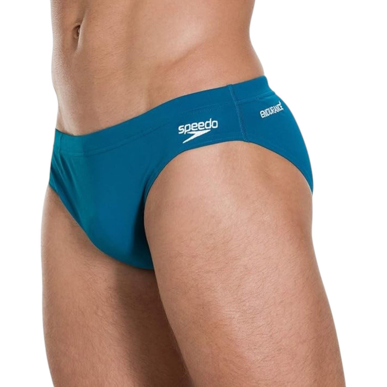 Speedo Mens Essential Endurance + 7cm Swimming Briefs Teal