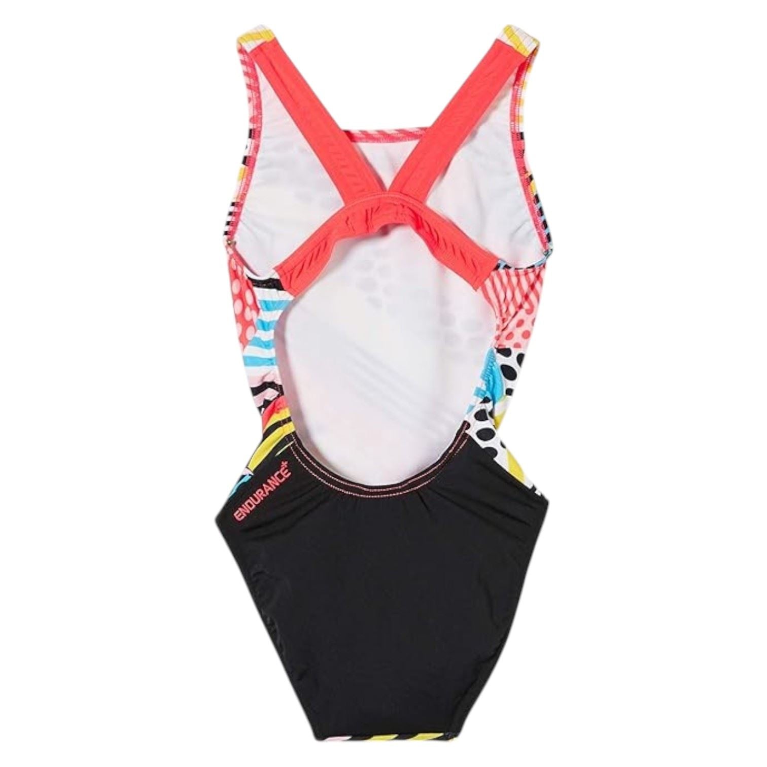 Speedo Girls Dazzle Spark Digital Placement Swimsuit Multicolor