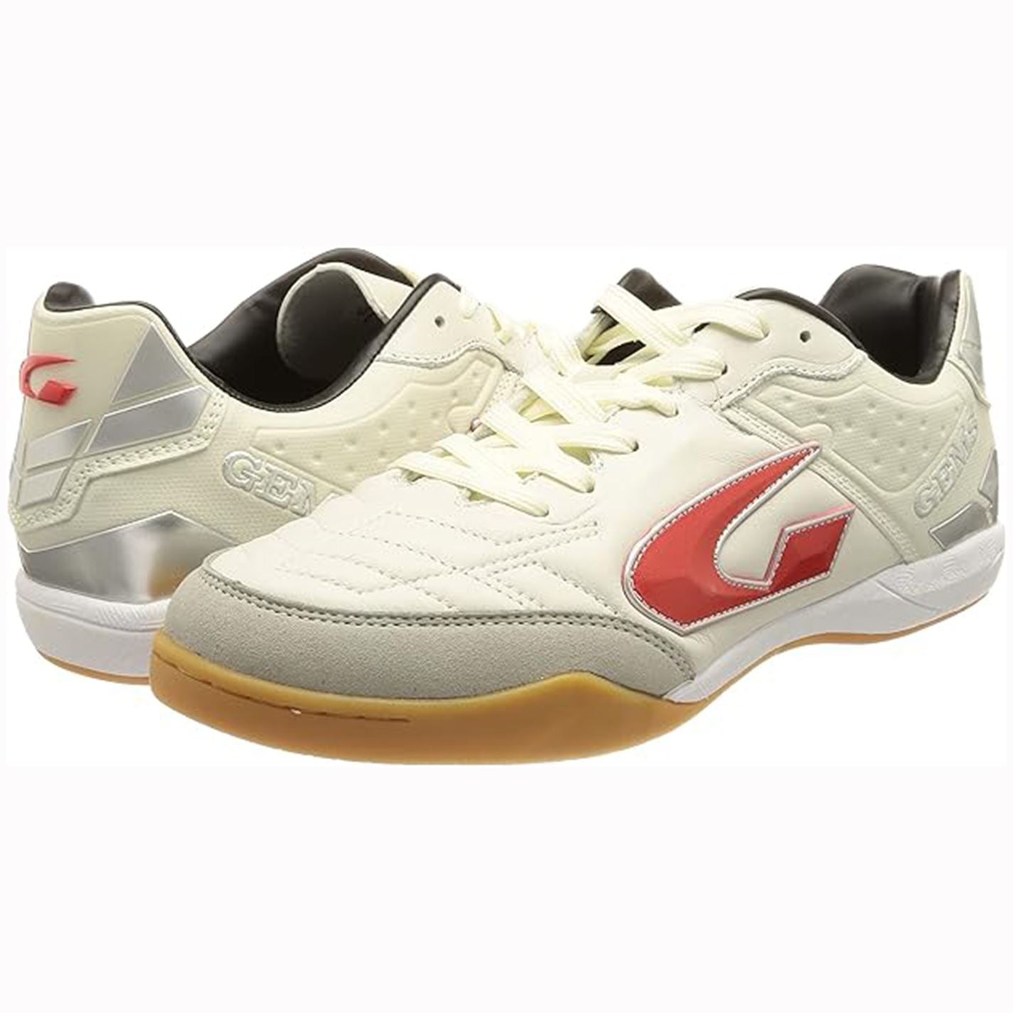 GEMS Mens Viper FX Indoor Court Trainers Cream