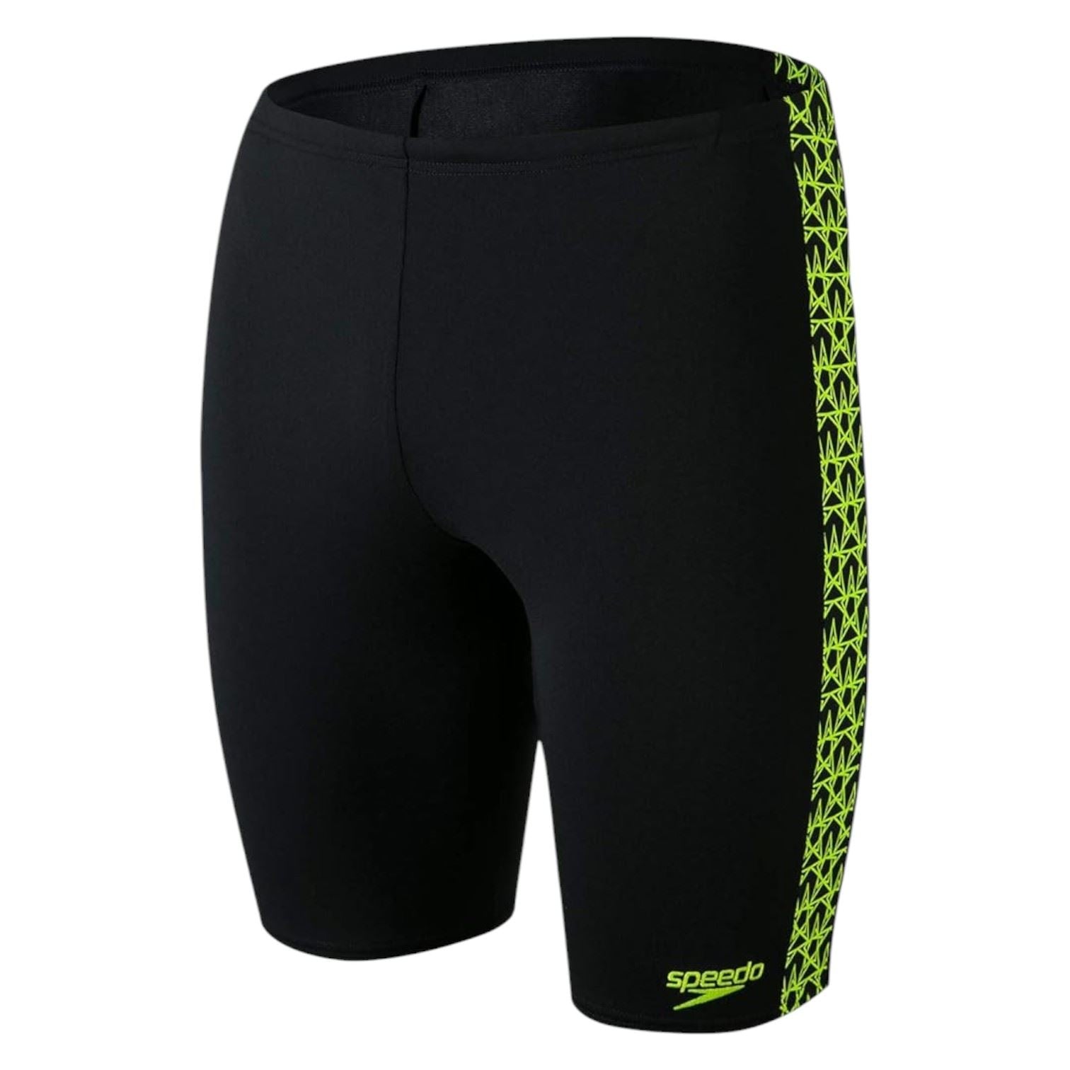 Speedo Mens Boomstar Splice Jammer Swim Shorts Black/Yellow