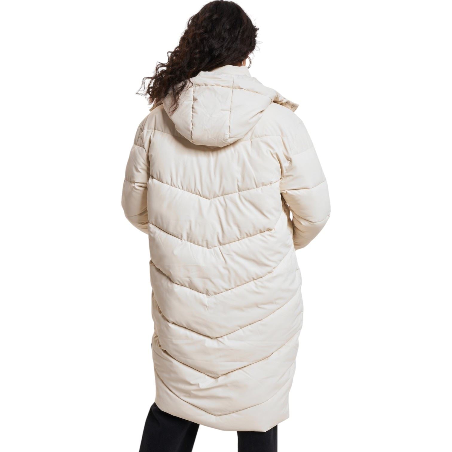 Ellesse Womens Cortese Padded Jacket Off White