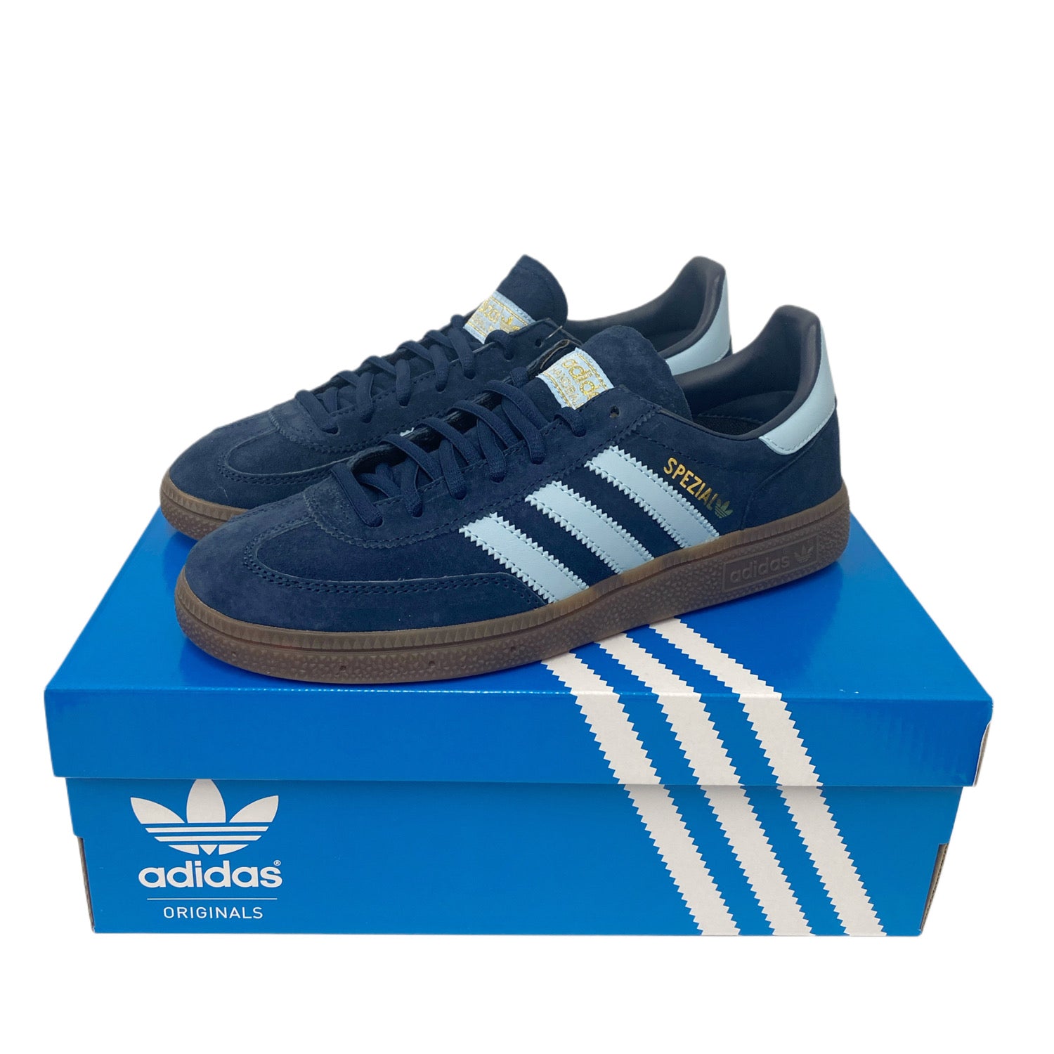 Adidas Originals Handball Spezial Mens Trainers Navy/Light Blue