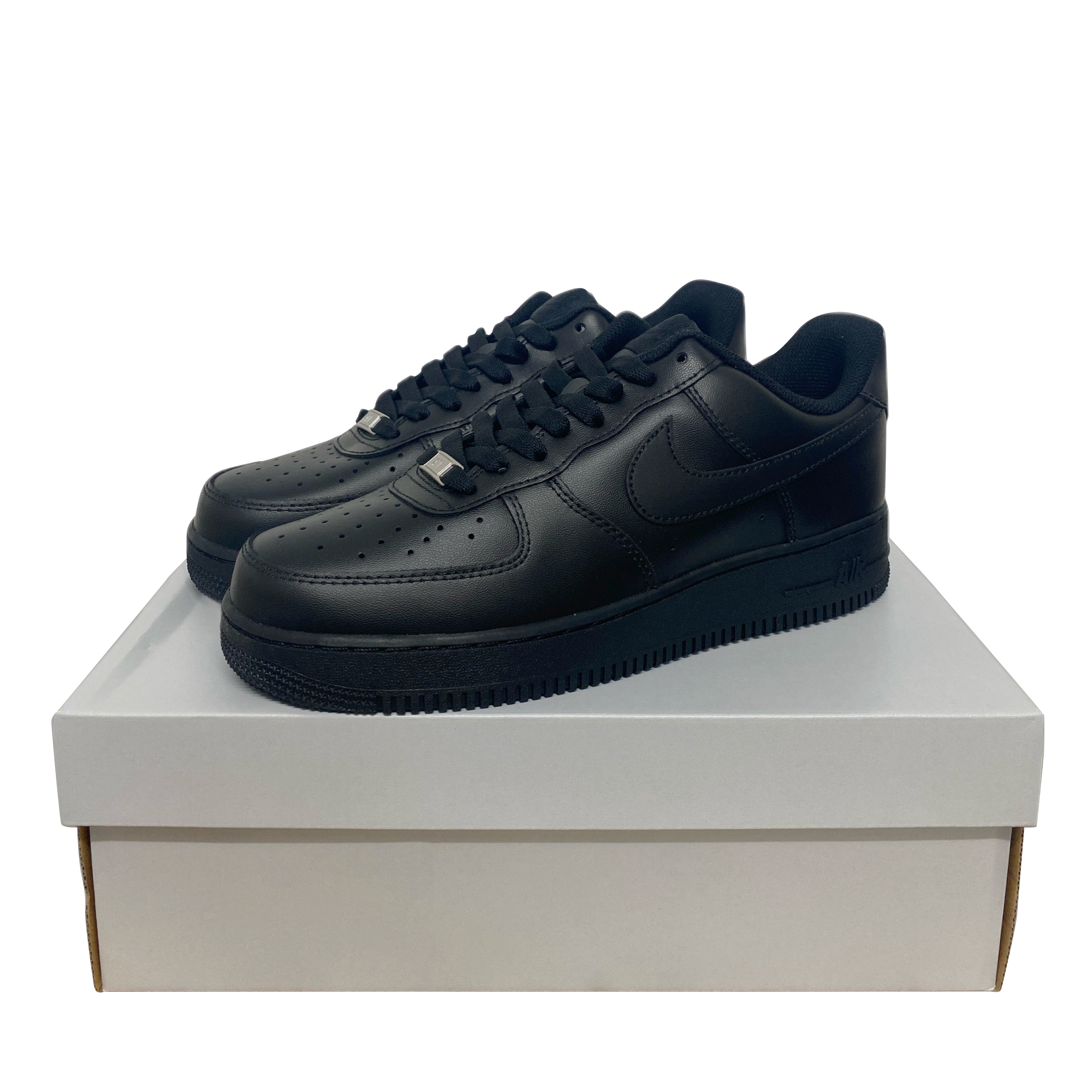 Nike Air Force 1 Junior Older Kids Trainers Black
