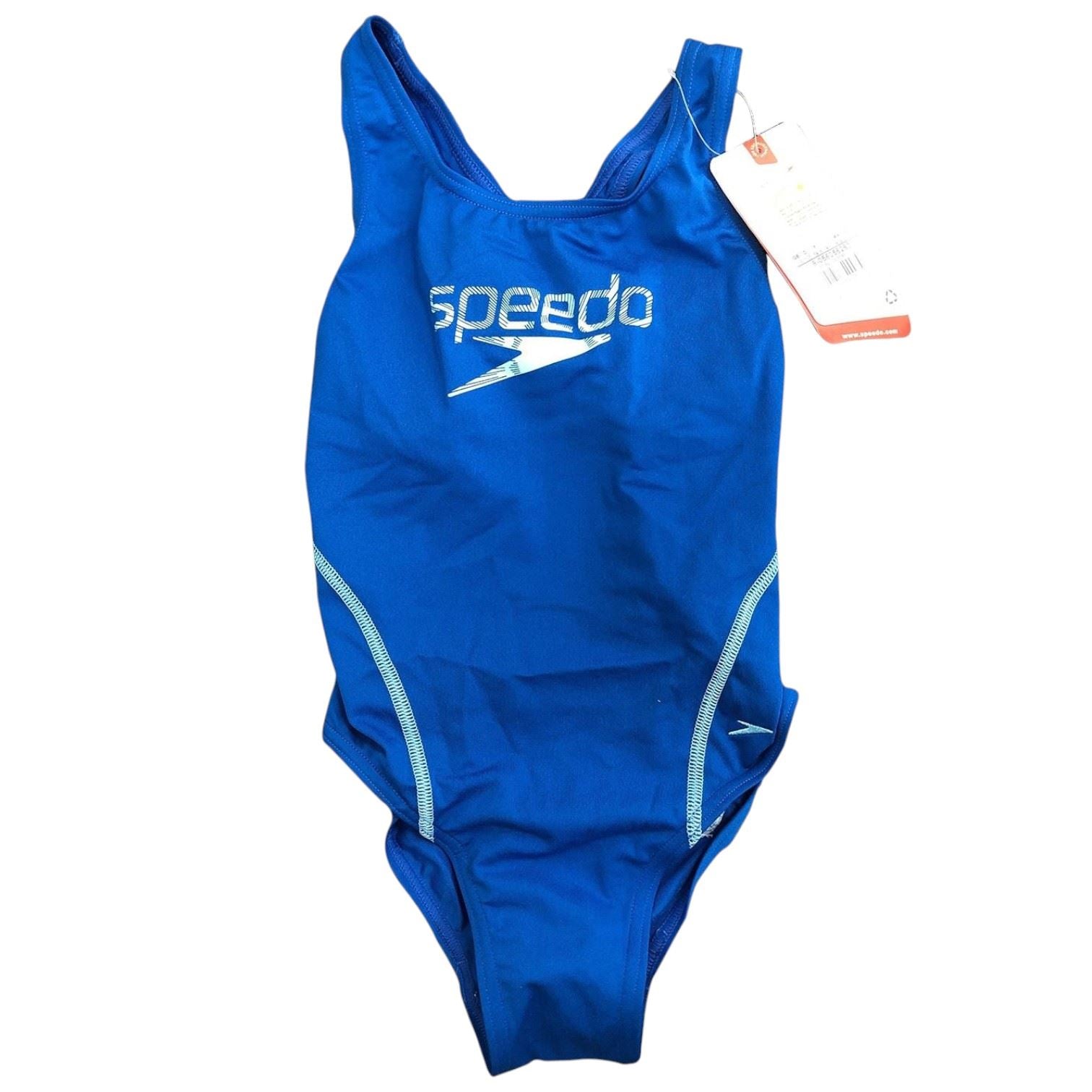 Speedo Spiralize Spliceback Junior Swimsuit Blue