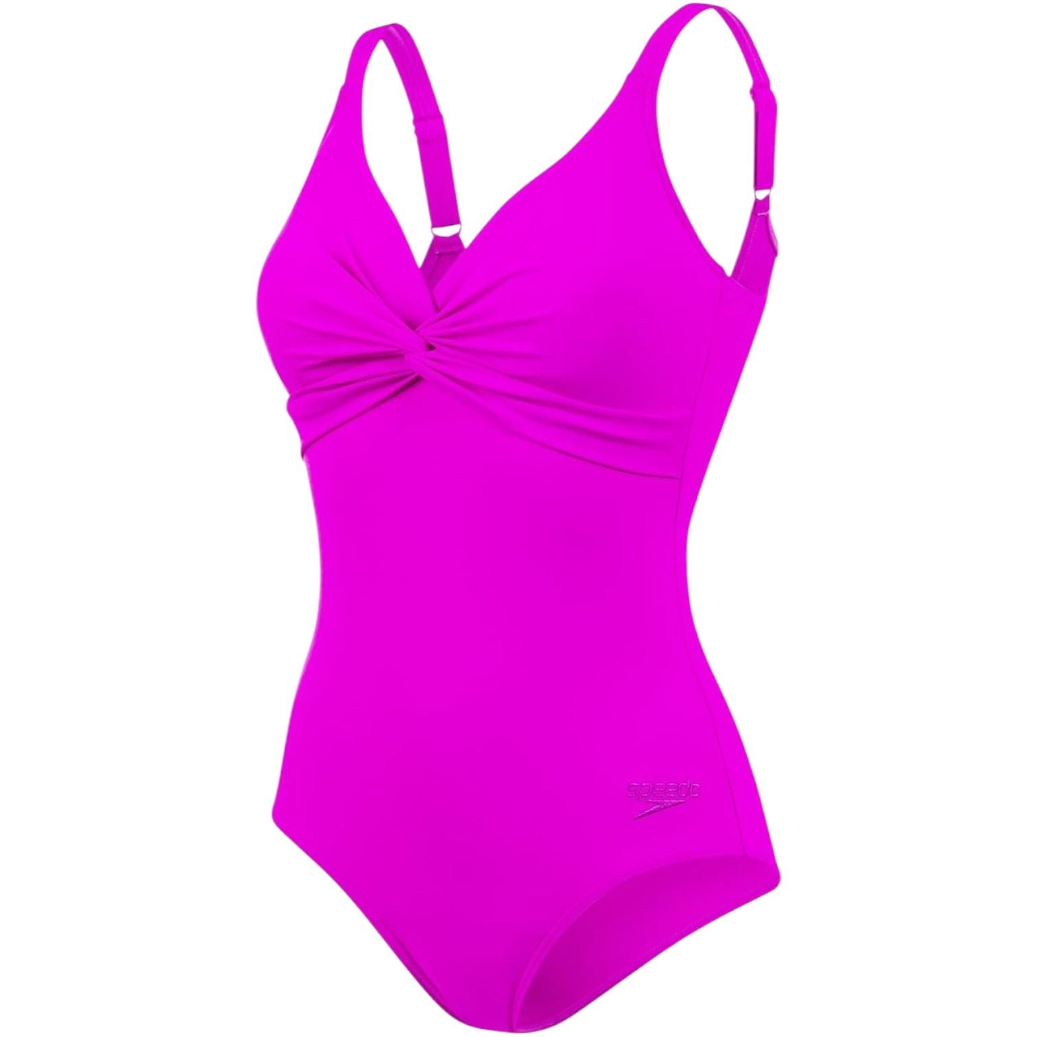 Speedo Womens Brigitte 1 Piece Swimsuit Pink