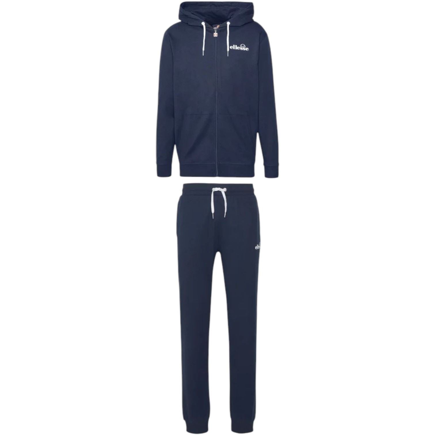 Ellesse Mens Bevilo Tracksuit Navy
