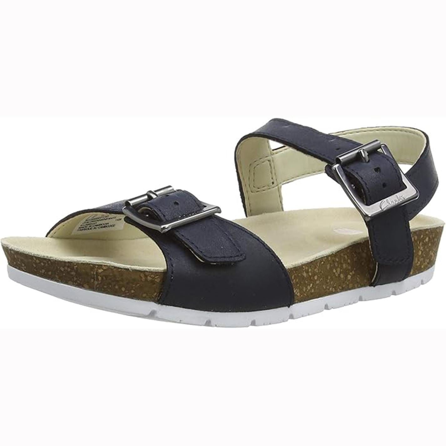 Clarks Boys River Sand K Sandals Navy UK 12 EU 30 Fit G