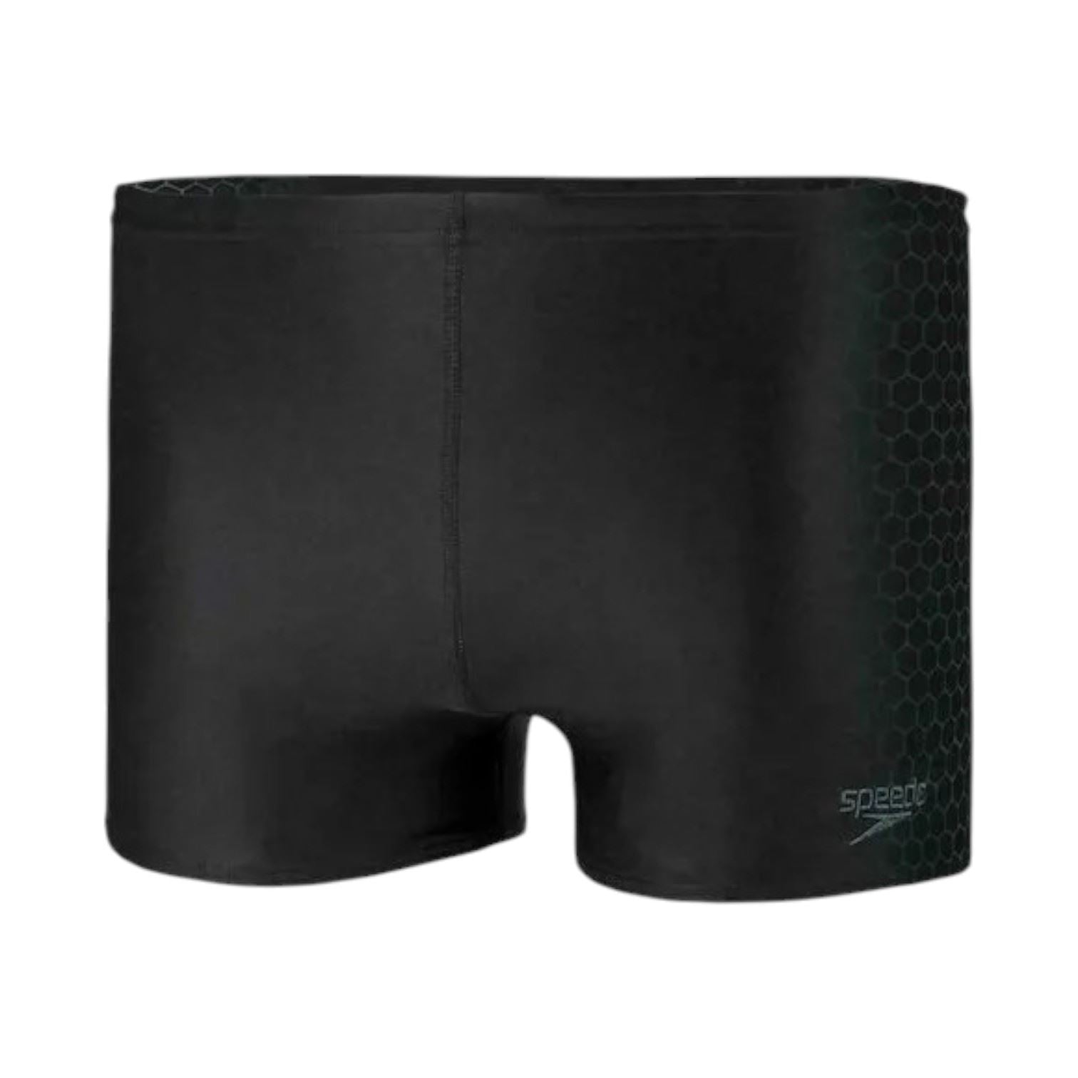 Speedo Endurance+ Mens Placement Aquashort Black/Grey