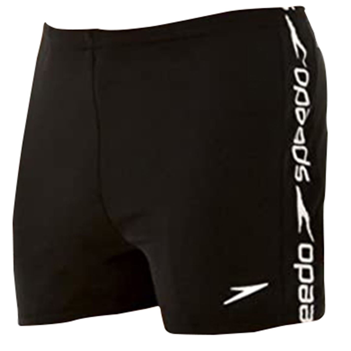 Speedo Superiority Junior Swim Shorts Black White