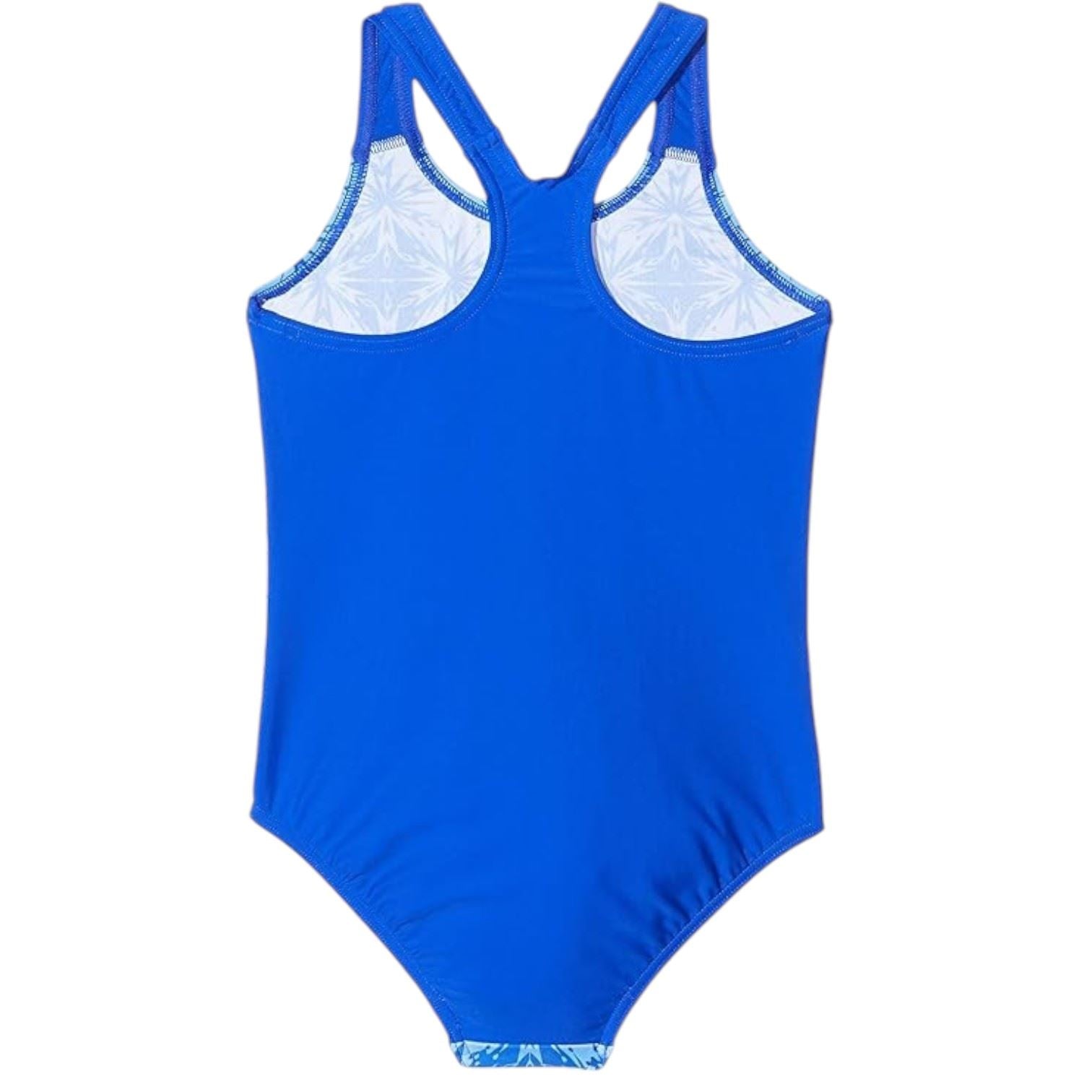 Speedo Girls Disney Frozen 2" Elsa Digital Placement Swimsuit Blue